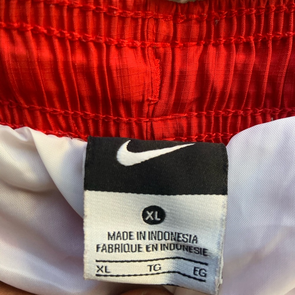 Nike Windbreak pants.